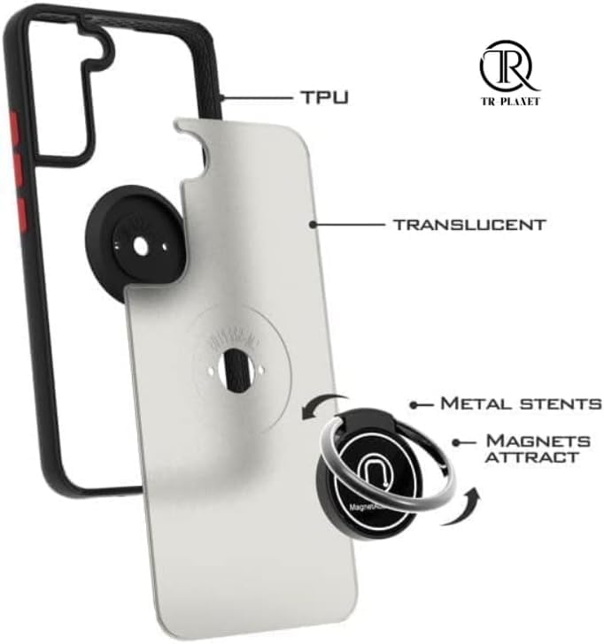Samsung Galaxy S25 Ultra Case Cover, Multi Stand Case with Magnet Holder