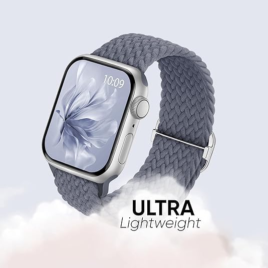 Compatible with Apple Watch Strap Band 49mm 45mm 46mm 44mm Braided Band