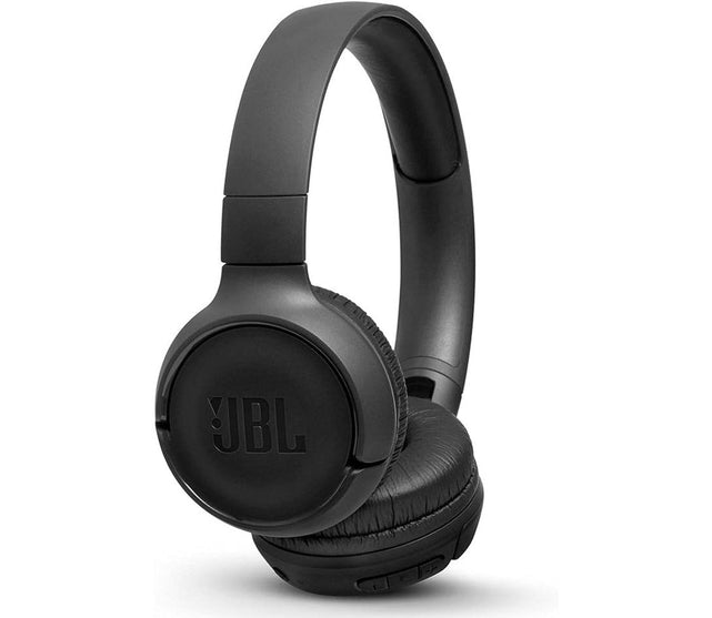 JBL Tune T500BT Powerful Bass Bluetooth Wireless On-Ear Headphones with Mic - Black