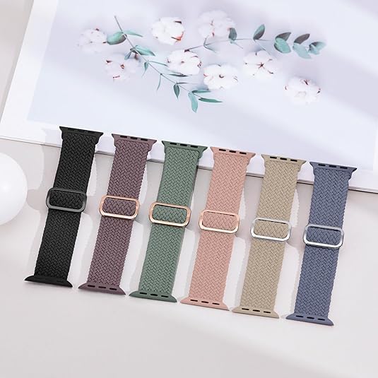 Compatible with Apple Watch Strap Band 49mm 45mm 46mm 44mm Braided Band