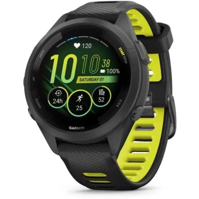 GARMIN Forerunner 265S - 42mm | Runners Smart Watch with 15 Days Battery Life in Smartwatch Mode | Scratch Resistant Touch Screen Amoled Display with Health Tracking and Advanced GPS