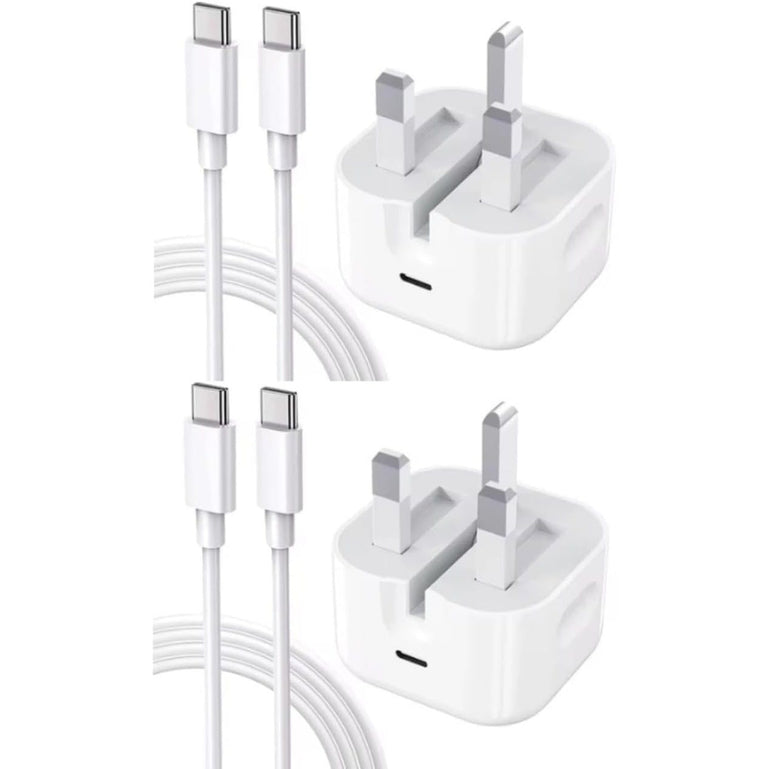 USB-C Fast Charger 35W PD Wall Charger Adapter with 1M USB Type-C Cable – Quick Charge Power Delivery for iPhone, Samsung, Android, iPad, MacBook & More – Compact & Travel-Friendly – White
