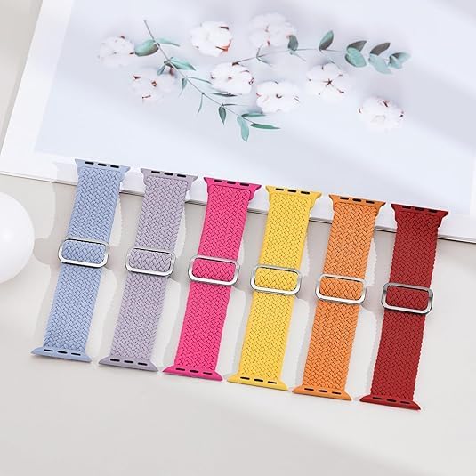 Compatible with Apple Watch Strap Band 49mm 45mm 46mm 44mm Braided Band
