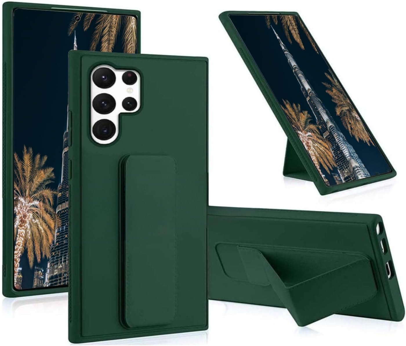 Samsung Galaxy S25 Ultra Case Cover, Multi Stand Case with Magnet Holder