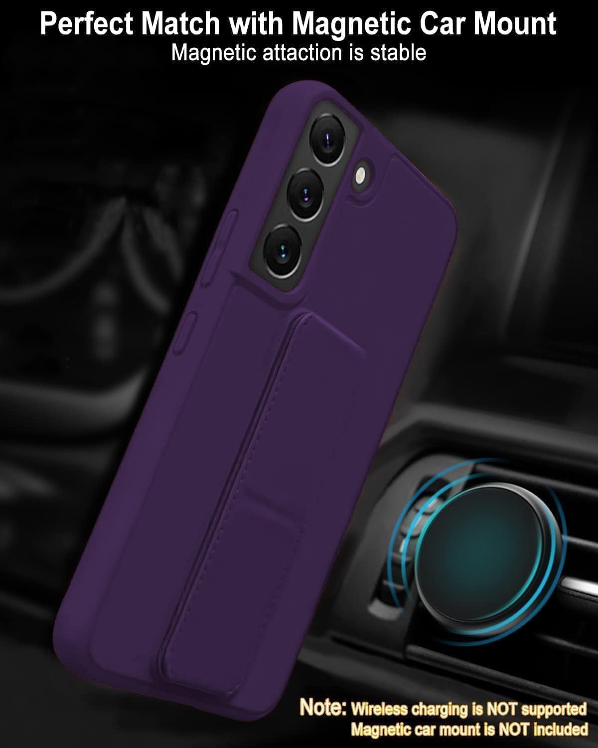 Samsung Galaxy S25 Ultra Case Cover, Multi Stand Case with Magnet Holder