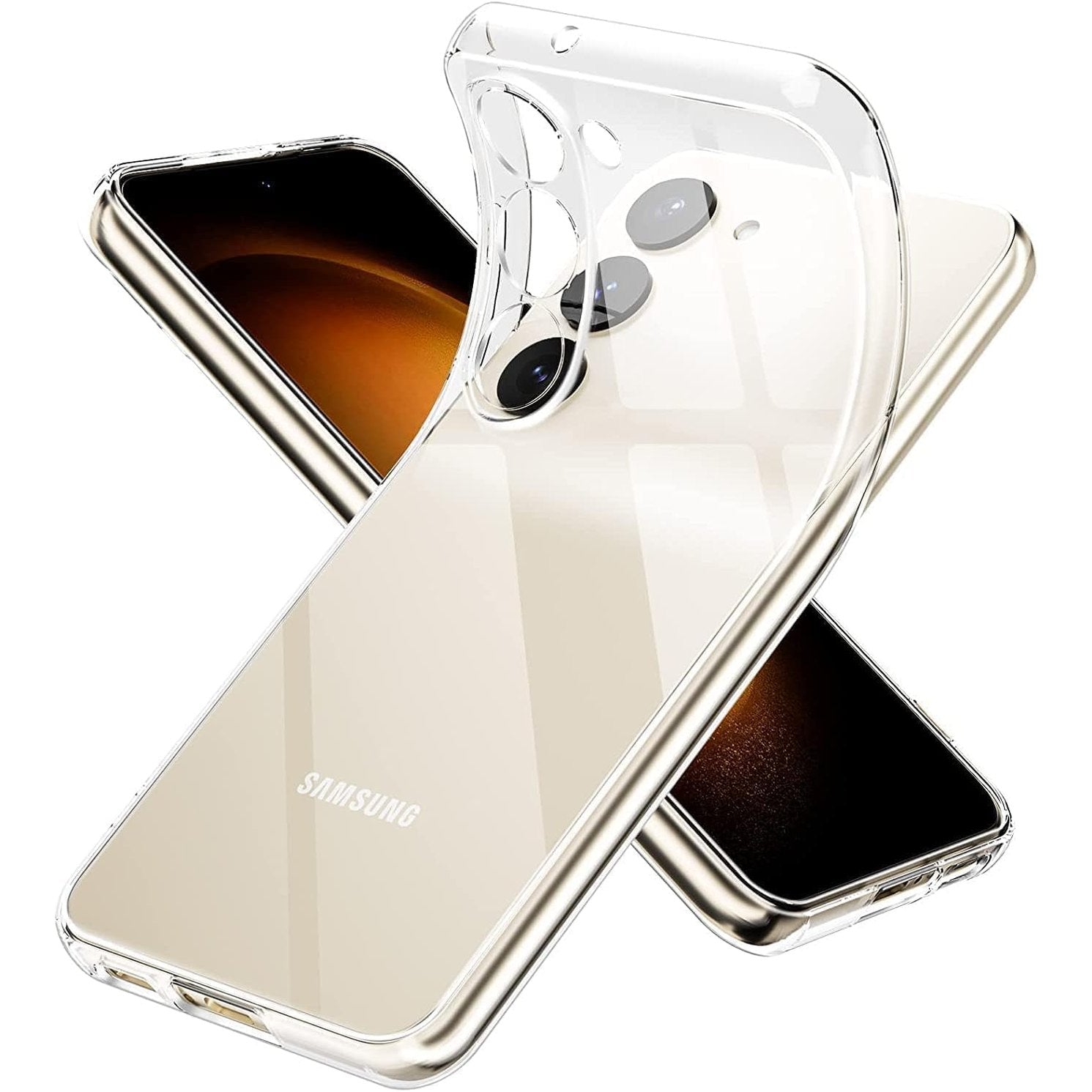 Zubitech Samsung Galaxy A16 5G Clear Cover Case soft TPU Transparent Silicone Rubber Back Protective Case shock Absorbent Reinforced Corner for Samsung Galaxy A16 5G Clear (Clear)
