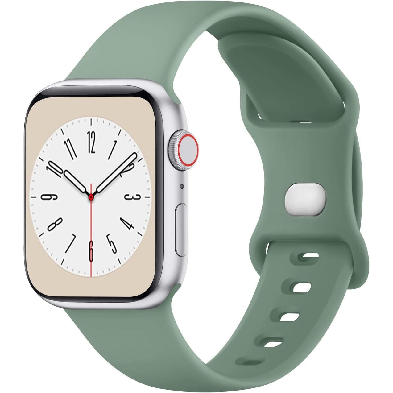 Liquid Silicone Bands for Apple Watch Band 49mm 45mm 44mm 42mm 41mm 40mm 38mm,Soft Waterproof Strap for iWatch Series Ultra2/Ultra/9/8/7/6/5/4/3/2/1/SE Women Men