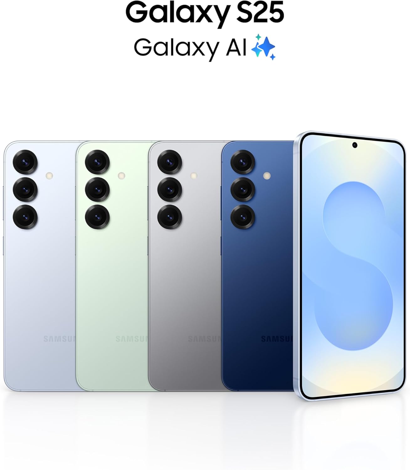 Samsung Galaxy S25 AI Phone, 128GB Storage, 12GB RAM, Navy, Android Smartphone, 50MP Camera, Long Battery Life (UAE Version)