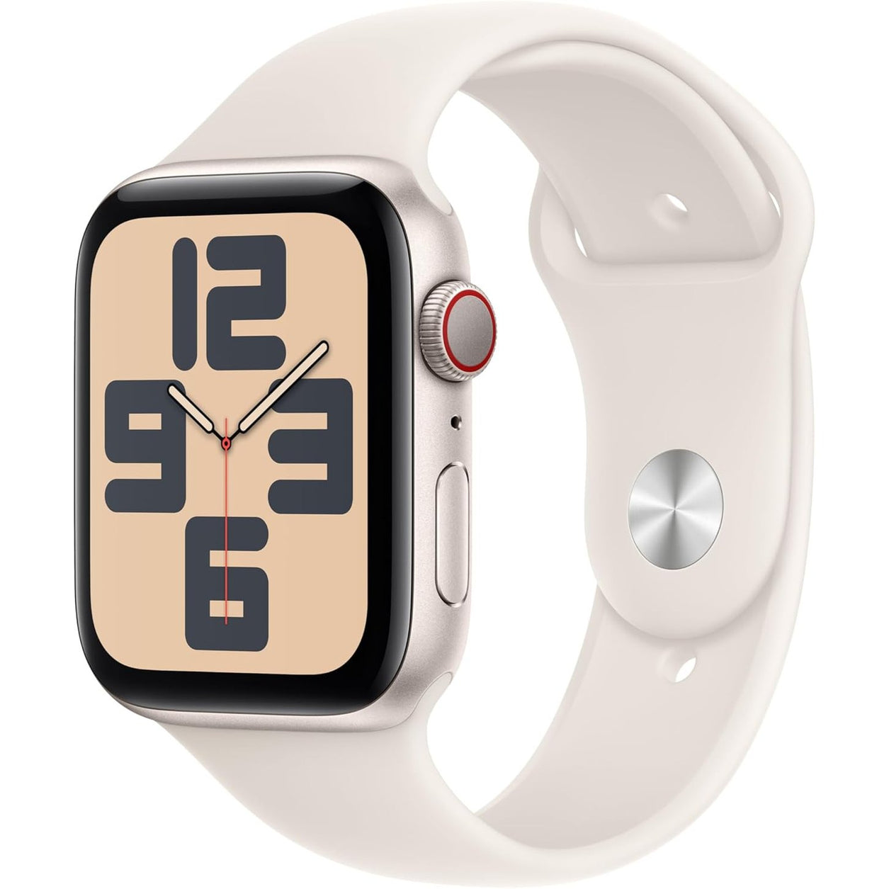 Apple Watch SE (2nd Gen) GPS + Cellular 40mm Smartwatch with Silver Aluminium Case with Denim Sport Band - M/L. Fitness and Sleep Trackers, Crash Detection, Heart Rate Monitor, Retina Display
