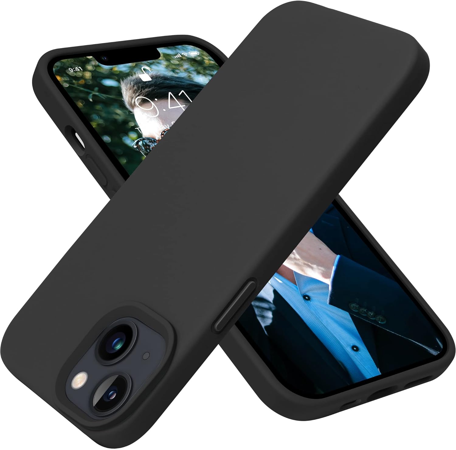iPhone 13 Case, Silicone Shockproof Slim Thin Phone Case for iPhone 13 6.1 inch