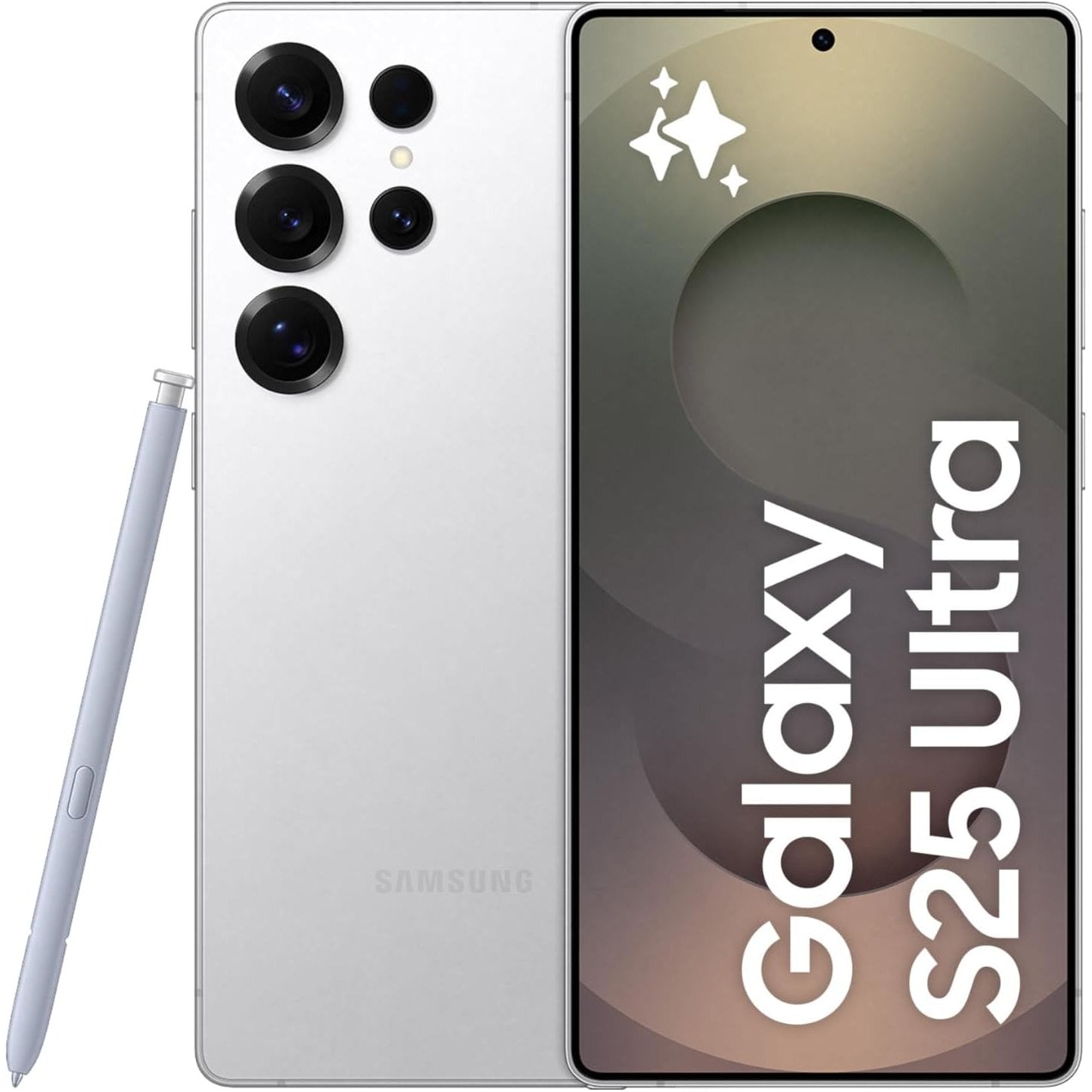 Samsung Galaxy S25 Ultra AI Phone, 512GB Storage, 12GB RAM, Titanium Silverblue, Android Smartphone, 200MP Camera, S Pen, Long Battery Life (UAE Version)