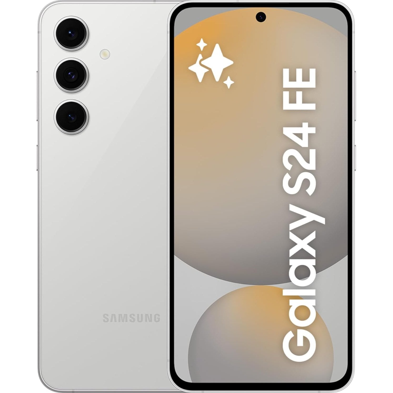 Samsung Galaxy S24 FE, AI Phone, Android Smartphone, 8GB RAM, 256GB Storage, 50MP Camera, Long Battery Life, Large Screen, Gray (UAE Version)