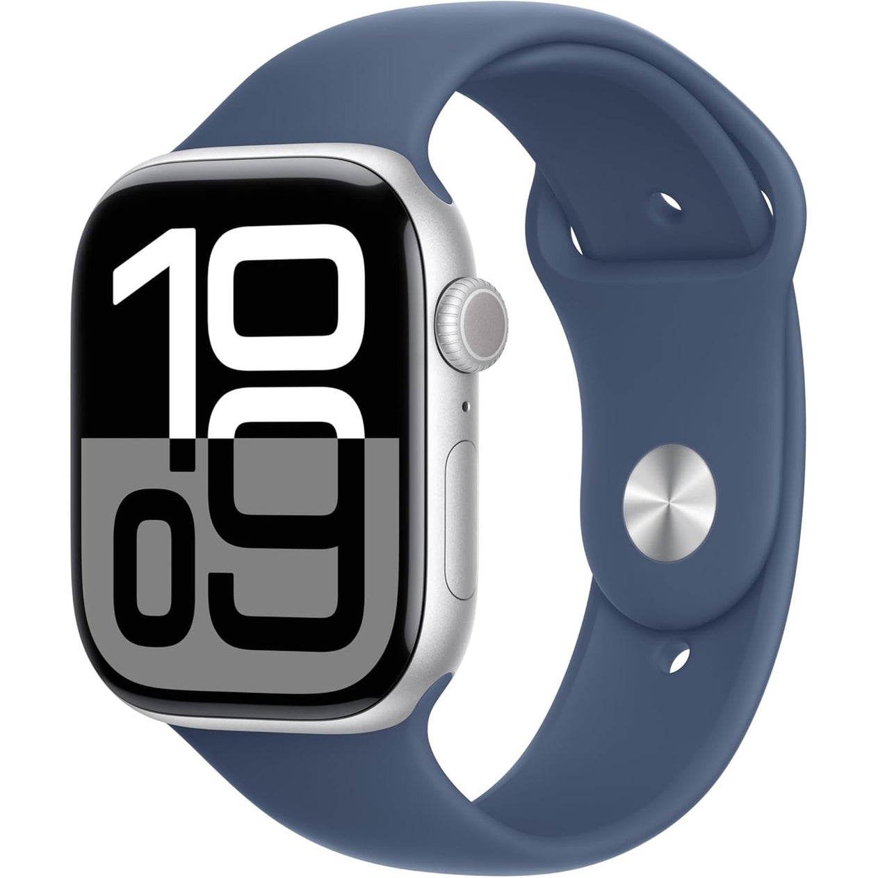 Apple Watch Series 10 GPS + Cellular 42 mm Smartwatch with Jet Black Aluminium Case with Black Sport Band - S/M. Fitness Tracker, ECG App, Always-On Retina Display, Water Resistant