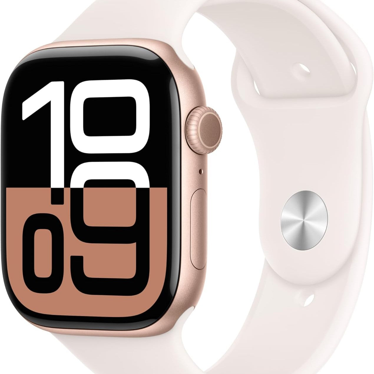 Apple Watch Series 10 GPS + Cellular 42 mm Smartwatch with Jet Black Aluminium Case with Black Sport Band - S/M. Fitness Tracker, ECG App, Always-On Retina Display, Water Resistant