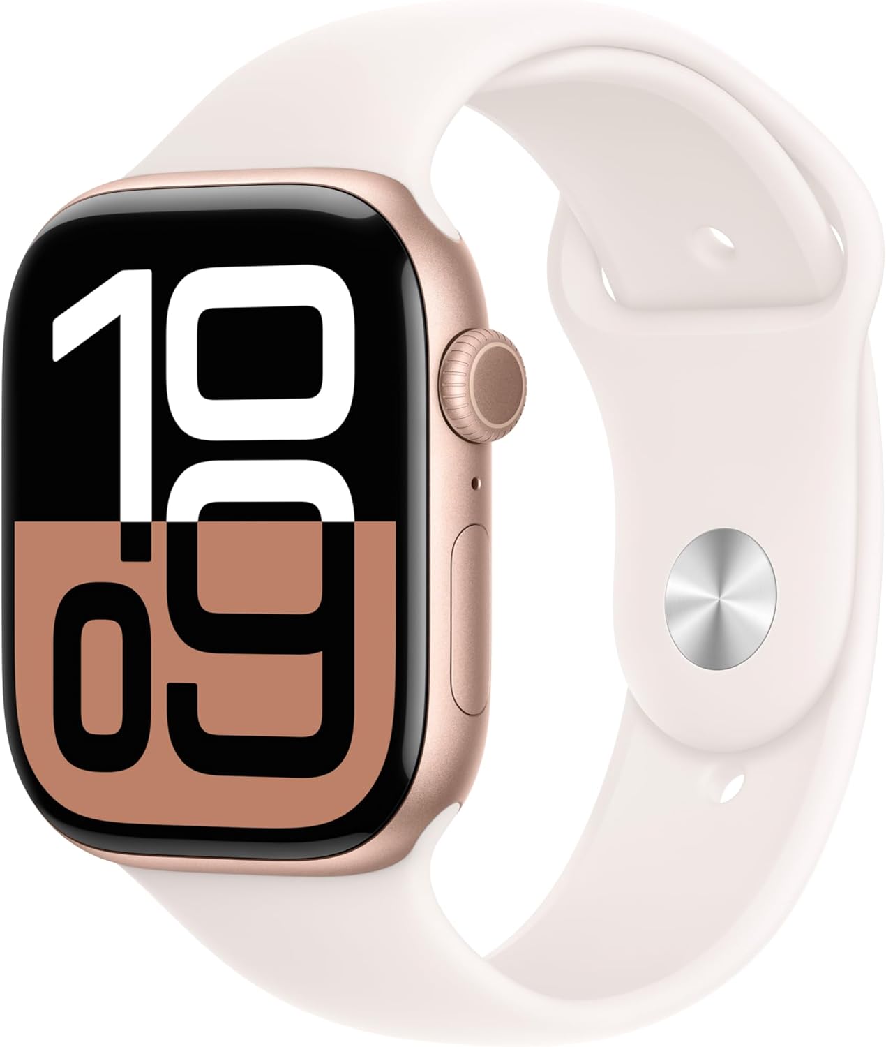 Apple Watch Series 10 GPS + Cellular 42 mm Smartwatch with Jet Black Aluminium Case