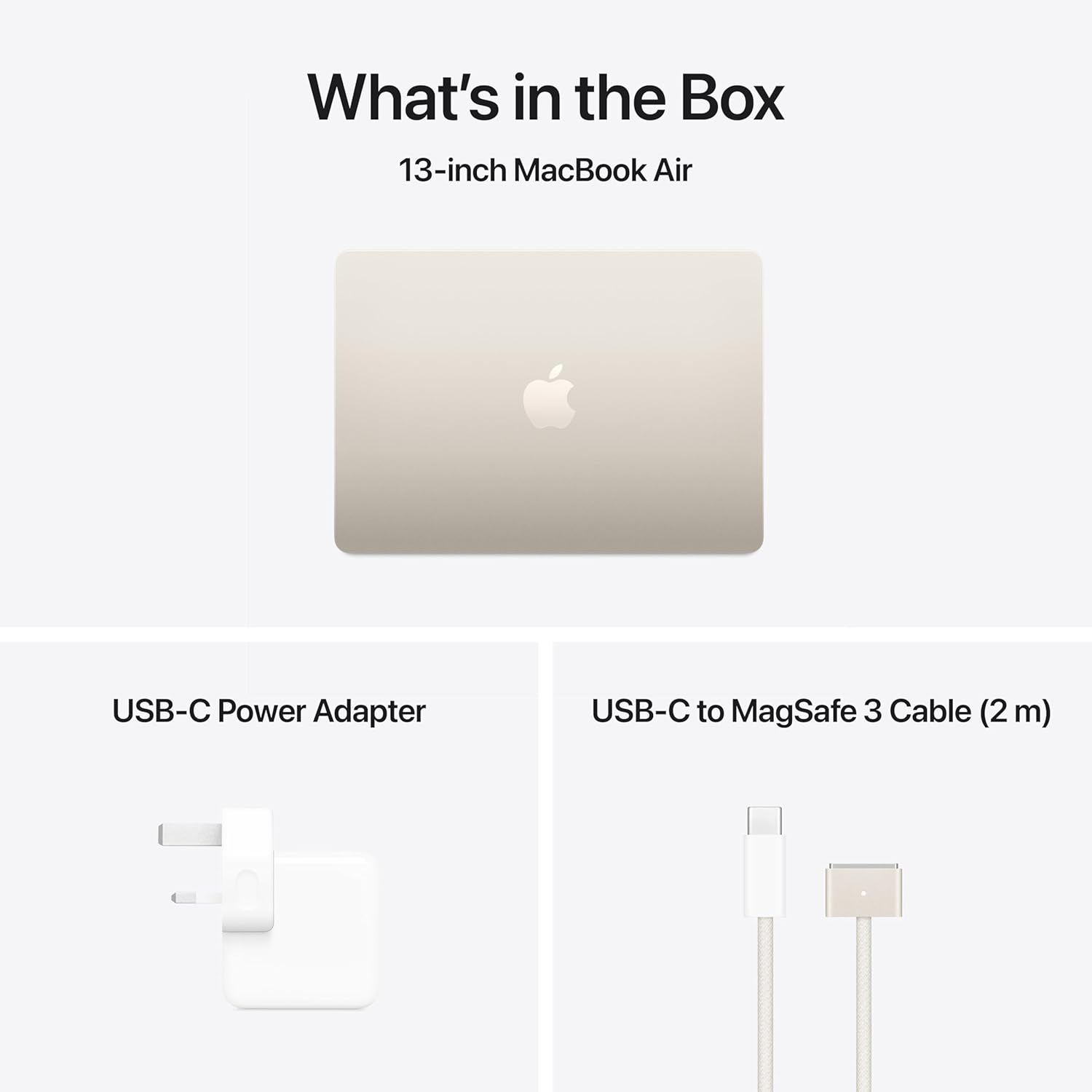Apple 2025 MacBook Air (13-inch, Apple M4 chip with 10-core CPU and 8-core GPU