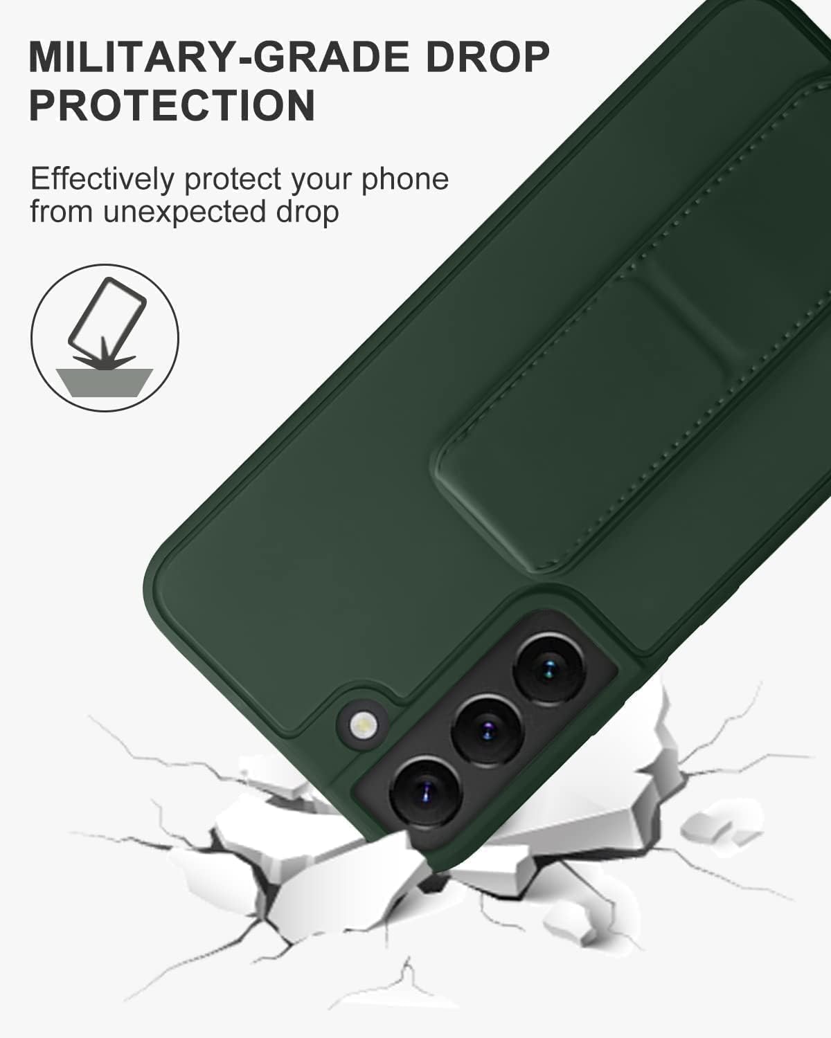 Samsung Galaxy S25 Ultra Case Cover, Multi Stand Case with Magnet Holder