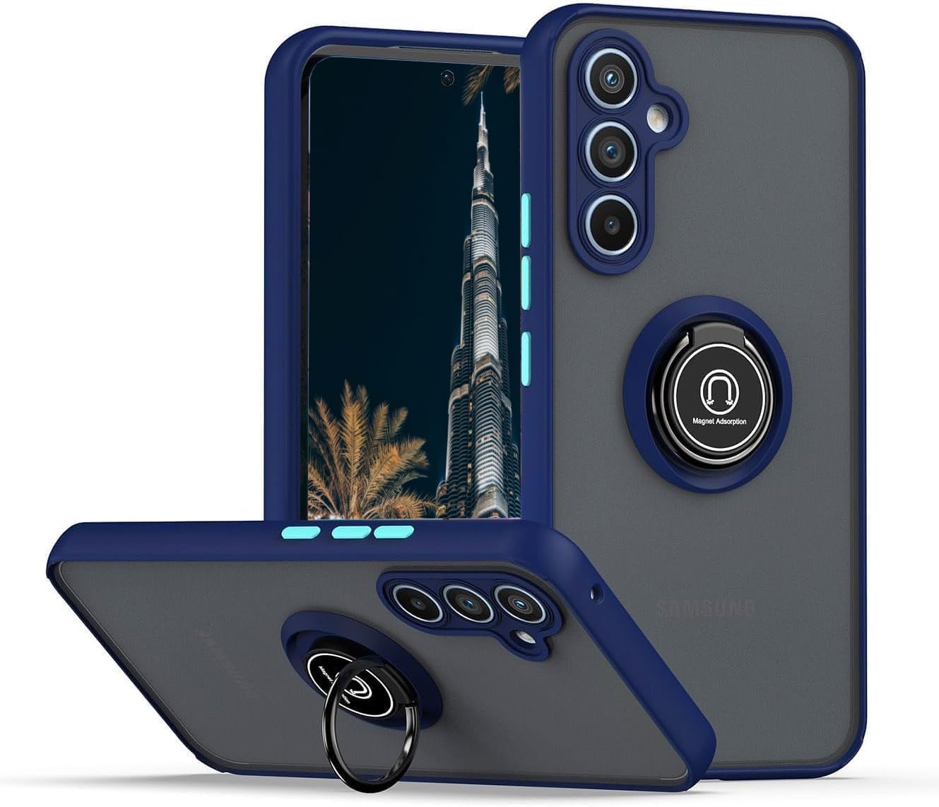 Samsung Galaxy S25 Ultra Case Cover, Multi Stand Case with Magnet Holder