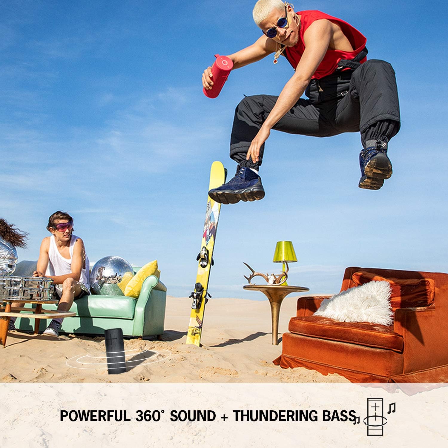Ultimate Ears, Boom 3 Wireless Bluetooth Speaker, Bold Sound + Deep Bass, Bluetooth