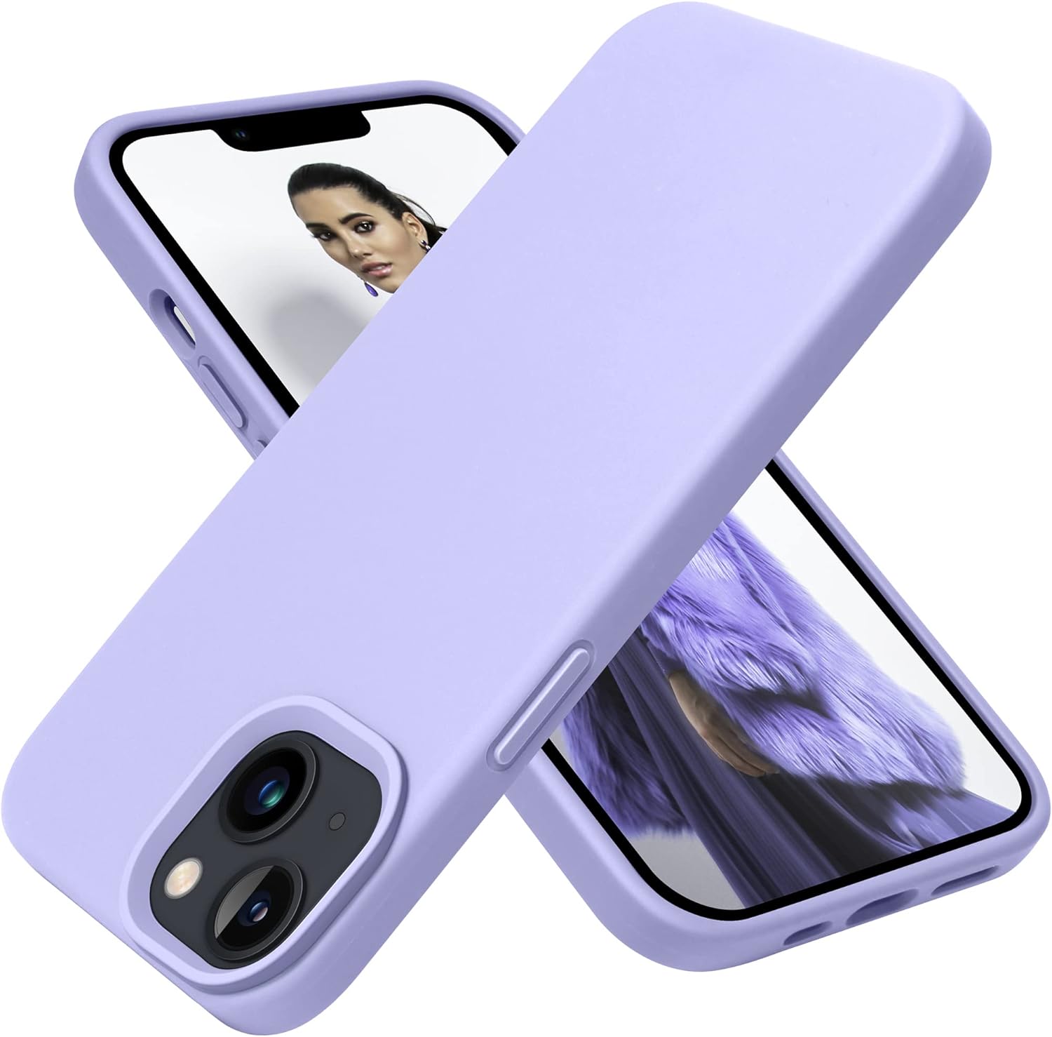 iPhone 13 Case, Silicone Shockproof Slim Thin Phone Case for iPhone 13 6.1 inch