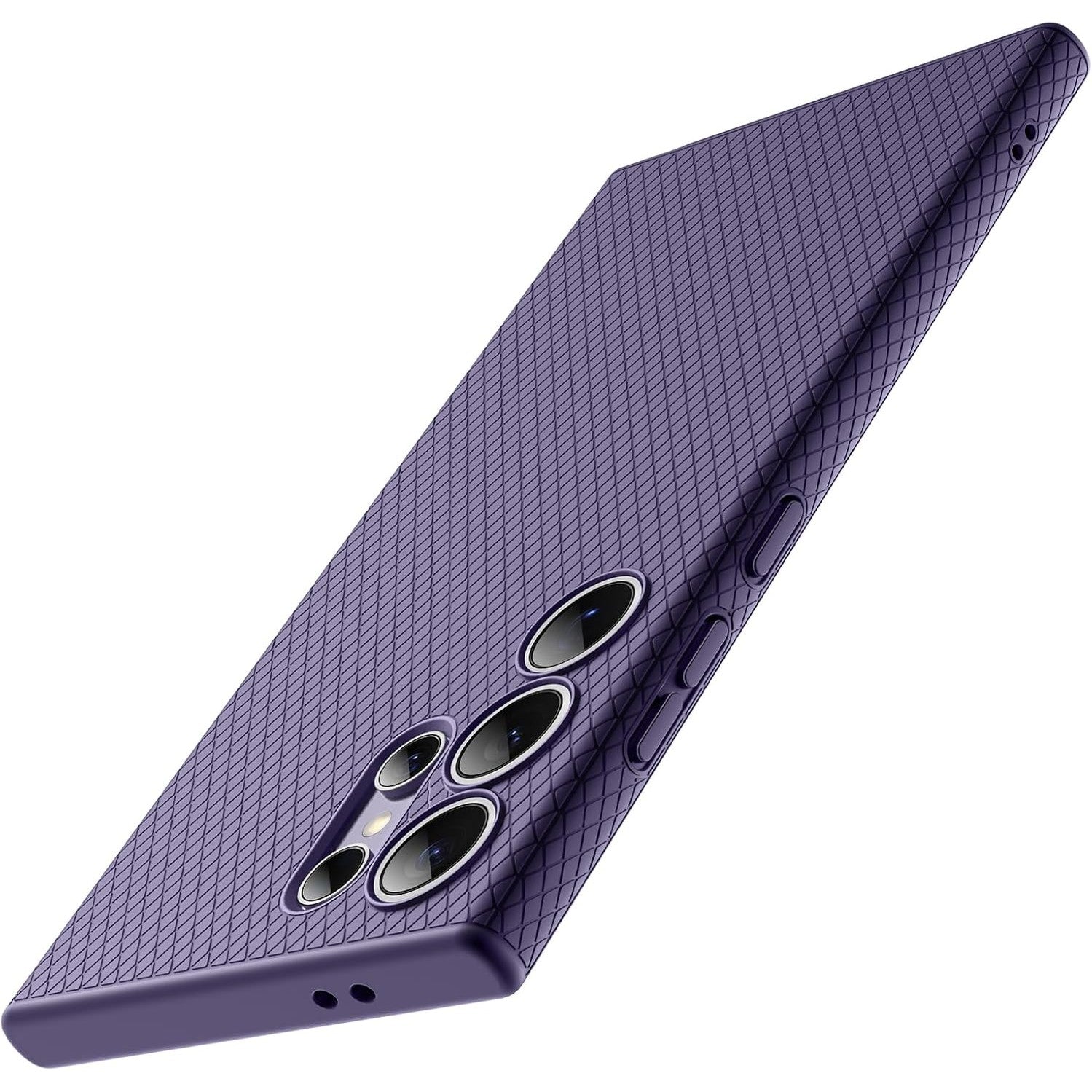 JETech Grip Case for Samsung Galaxy S24 Ultra, Soft TPU Slim Fit Protective Phone Cover with Camera Lens Full Protection, Shockproof (Titanium Black)