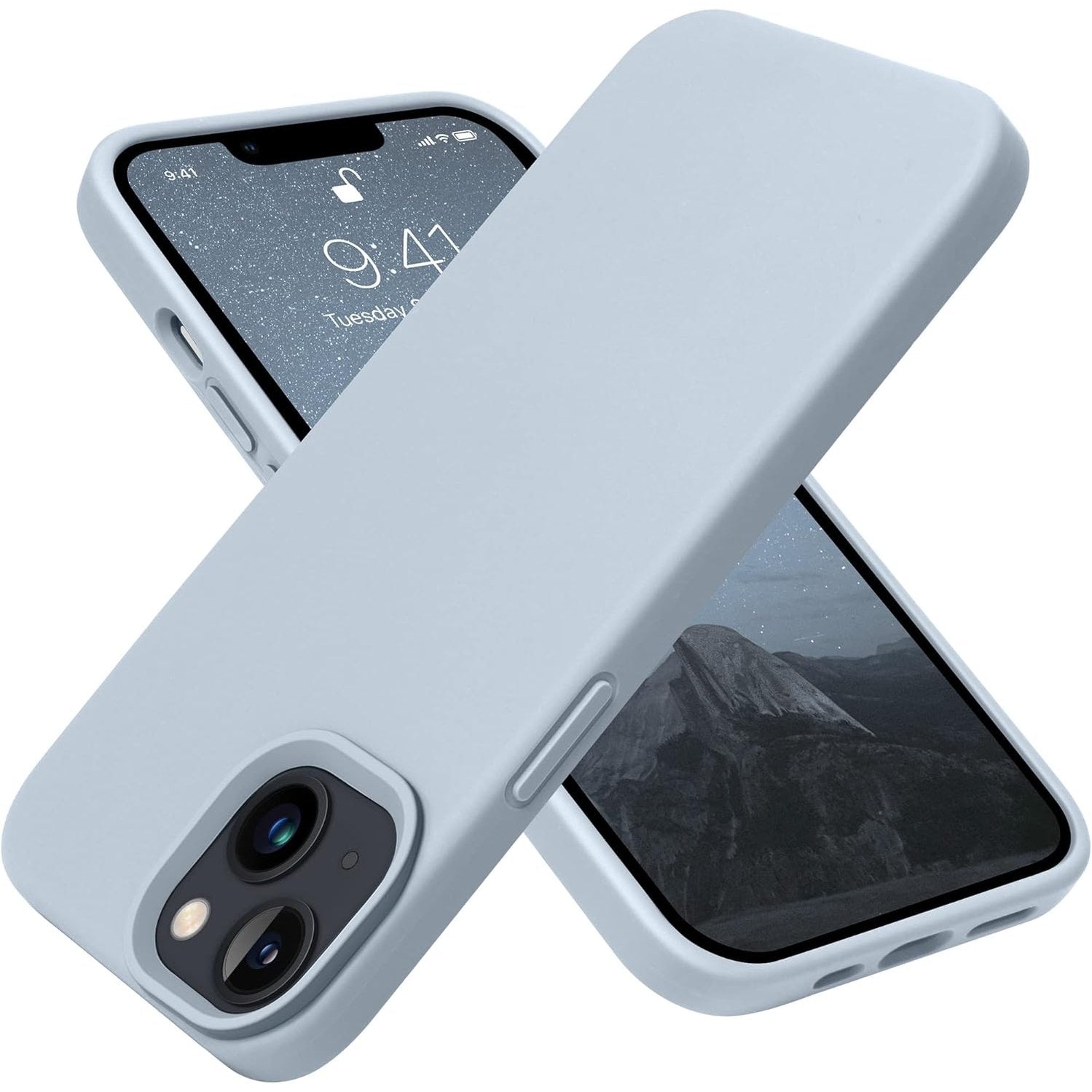 iPhone 13 Case, Silicone Shockproof Slim Thin Phone Case for iPhone 13 6.1 inch