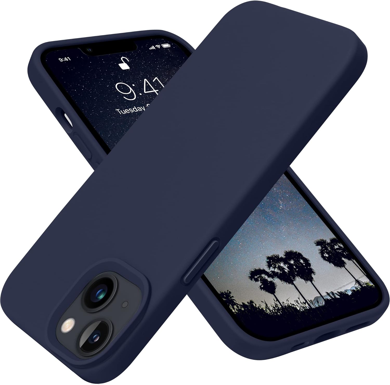 iPhone 13 Case, Silicone Shockproof Slim Thin Phone Case for iPhone 13 6.1 inch