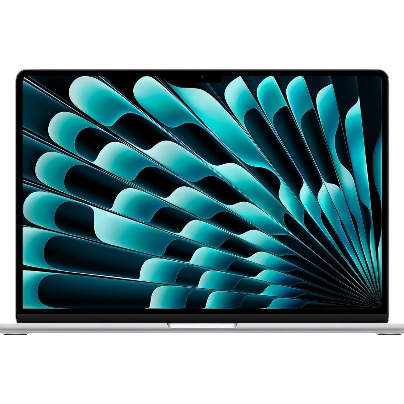 Apple 2023 MacBook Air laptop with M2 chip: 15.3-inch Liquid Retina display, 8GB GB RAM, 256GB;GB SSD storage, Touch ID. Works with iPhone/iPad; Silver; Arabic/English (Renewed)