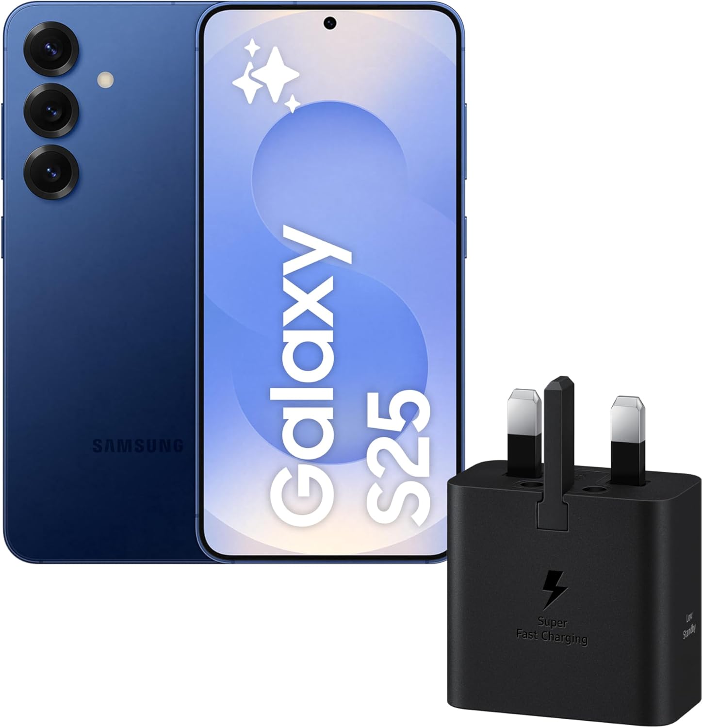 Samsung Galaxy S25 AI Phone, 128GB Storage, 12GB RAM, Navy, Android Smartphone, 50MP Camera, Long Battery Life (UAE Version)
