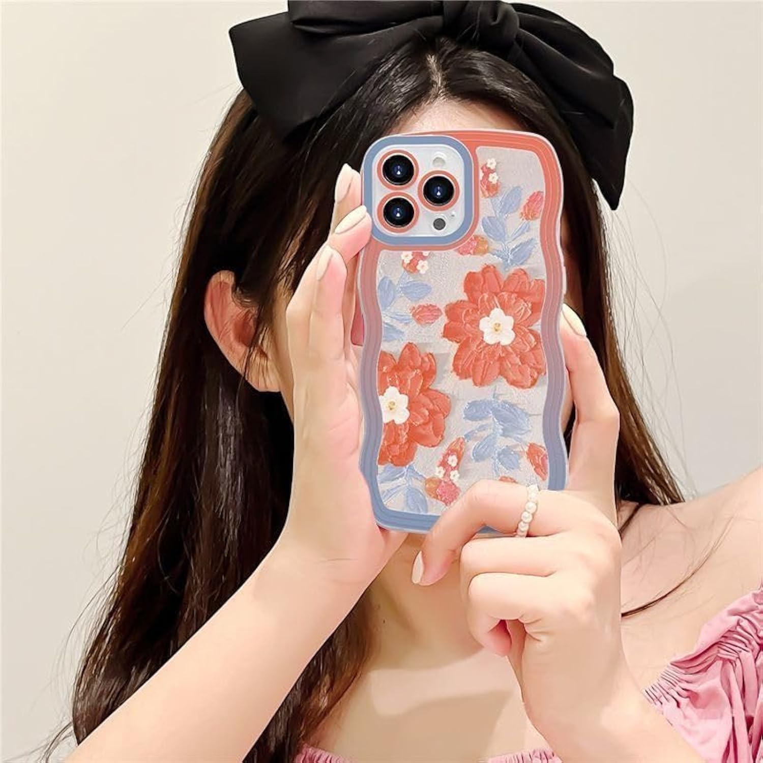 Compatible with Samsung S23 Ultra Case, Pink Marble Pattern, Unique Stone Design, Shockproof, Slim Fit, Hard PC, Girls Women Teens Cover