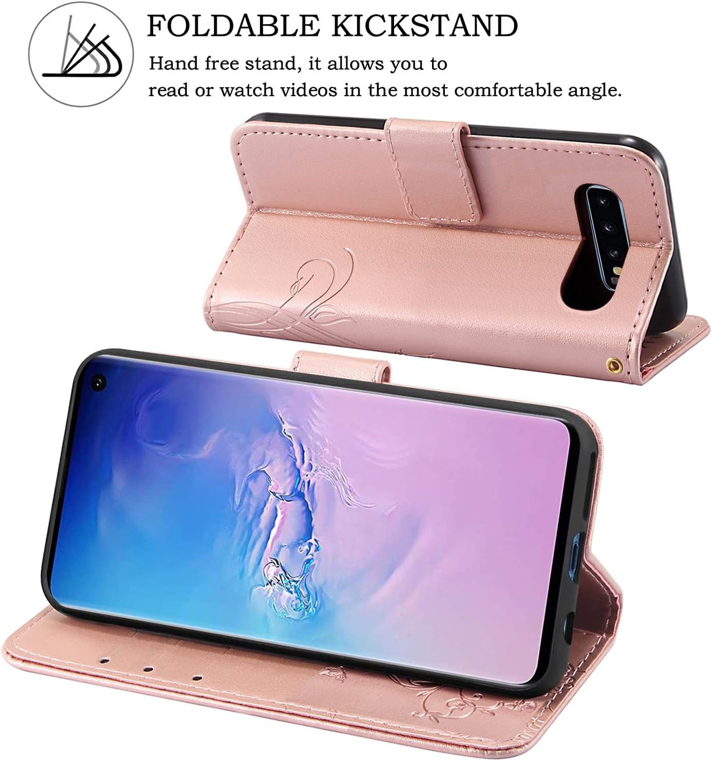 Samsung Galaxy S21 Ultra 5G, Premium Leather Flip Wallet Case