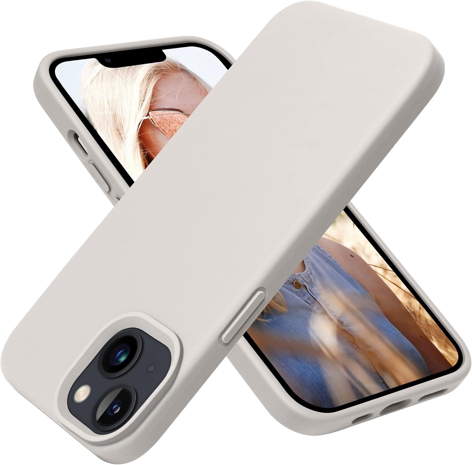 iPhone 13 Case, Silicone Shockproof Slim Thin Phone Case for iPhone 13 6.1 inch
