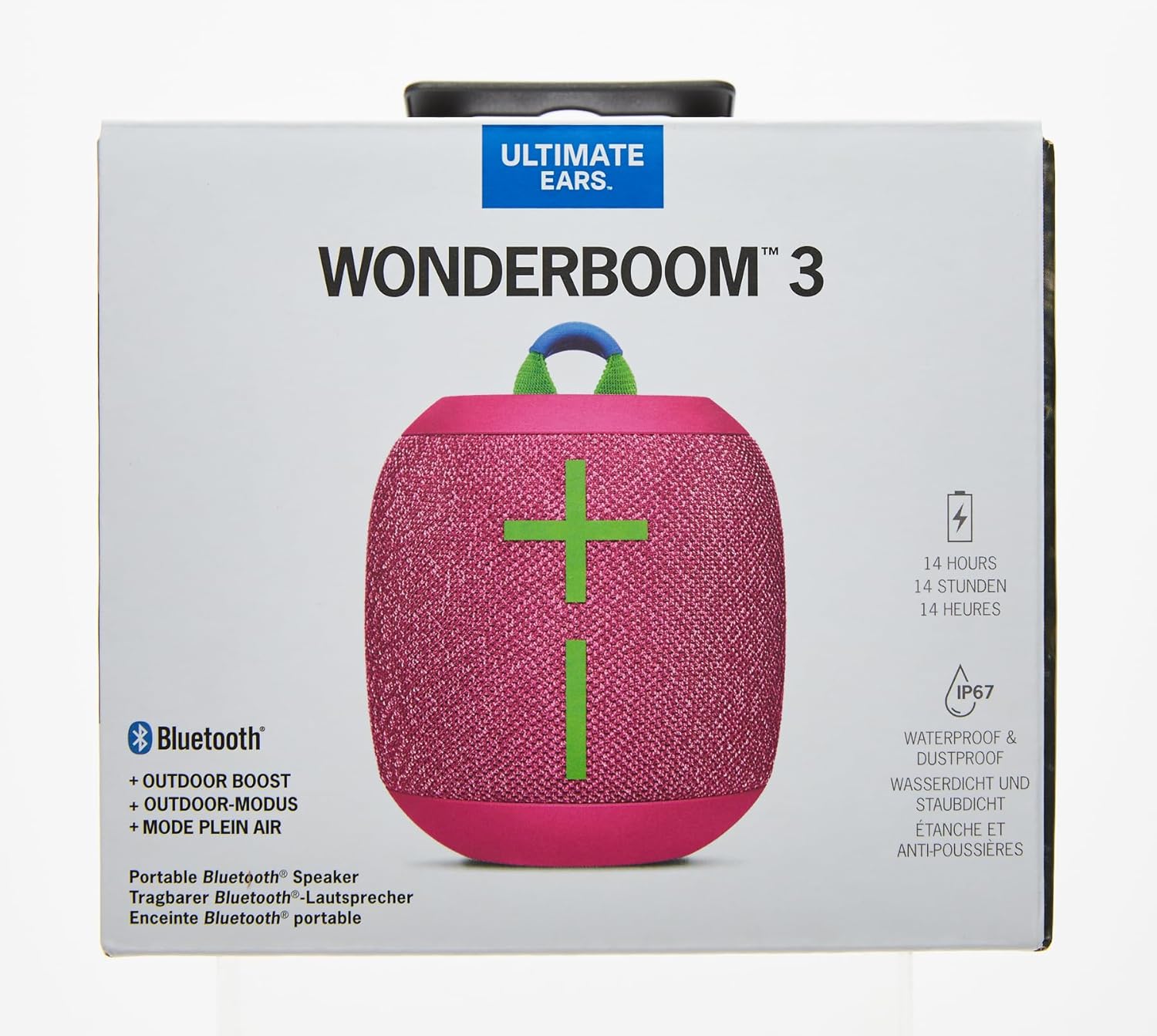 Ultimate Ears, Boom 3 Wireless Bluetooth Speaker, Bold Sound + Deep Bass, Bluetooth