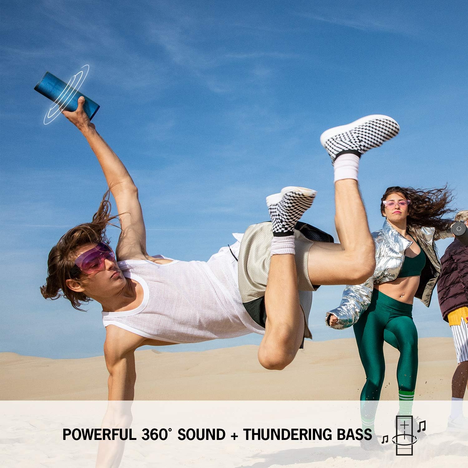 Ultimate Ears, Boom 3 Wireless Bluetooth Speaker, Bold Sound + Deep Bass, Bluetooth