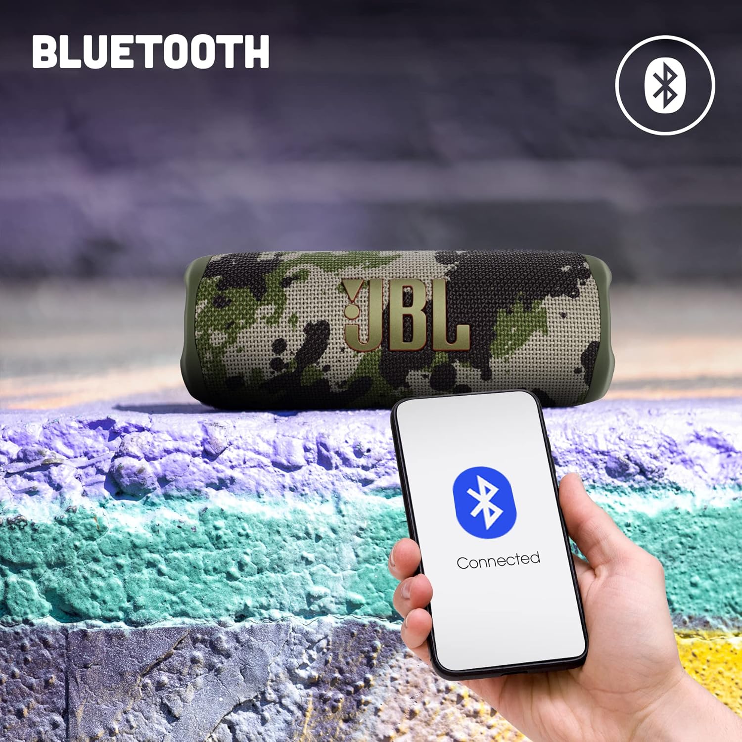JBL Flip 6 Portable IP67 Waterproof Speaker with Bold JBL Original Pro Soun