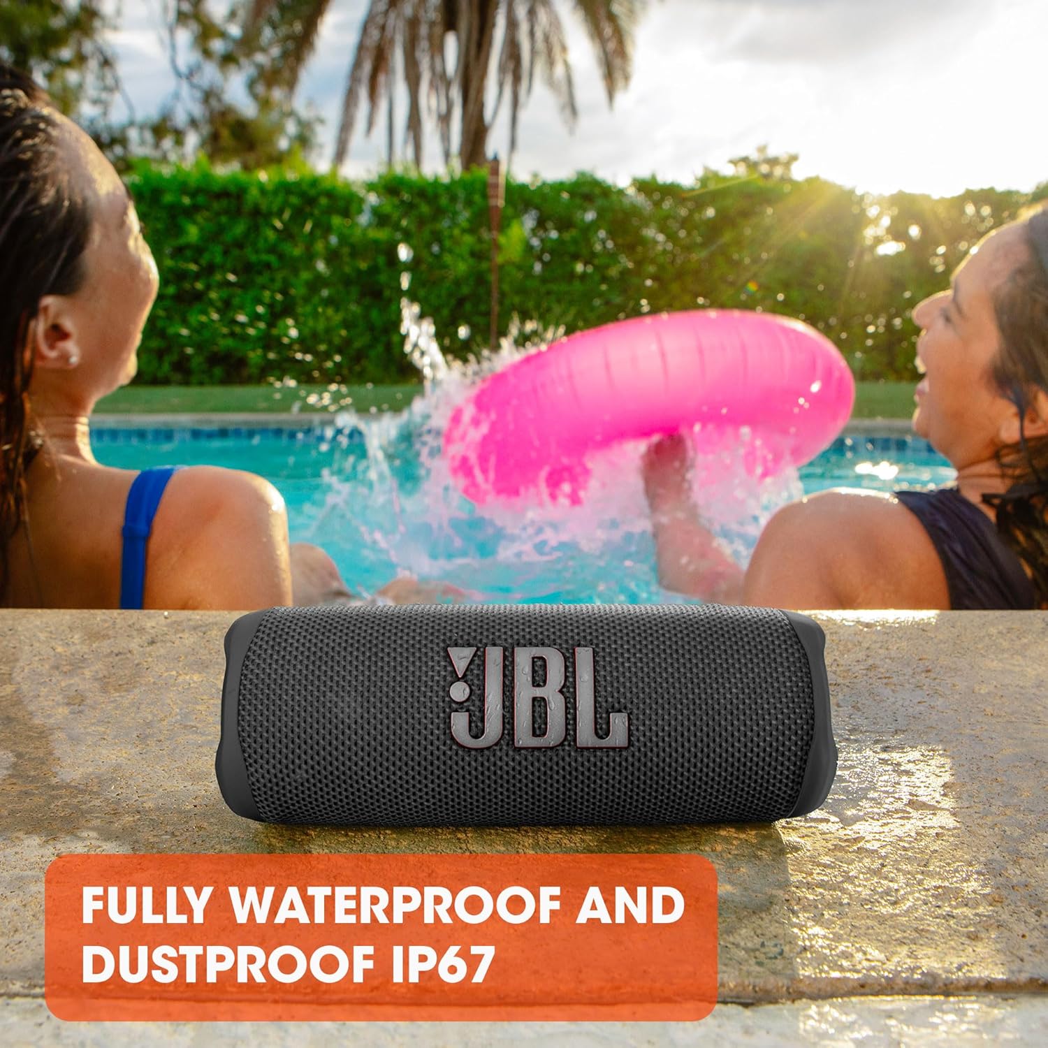 JBL Flip 6 Portable IP67 Waterproof Speaker with Bold JBL Original Pro Soun