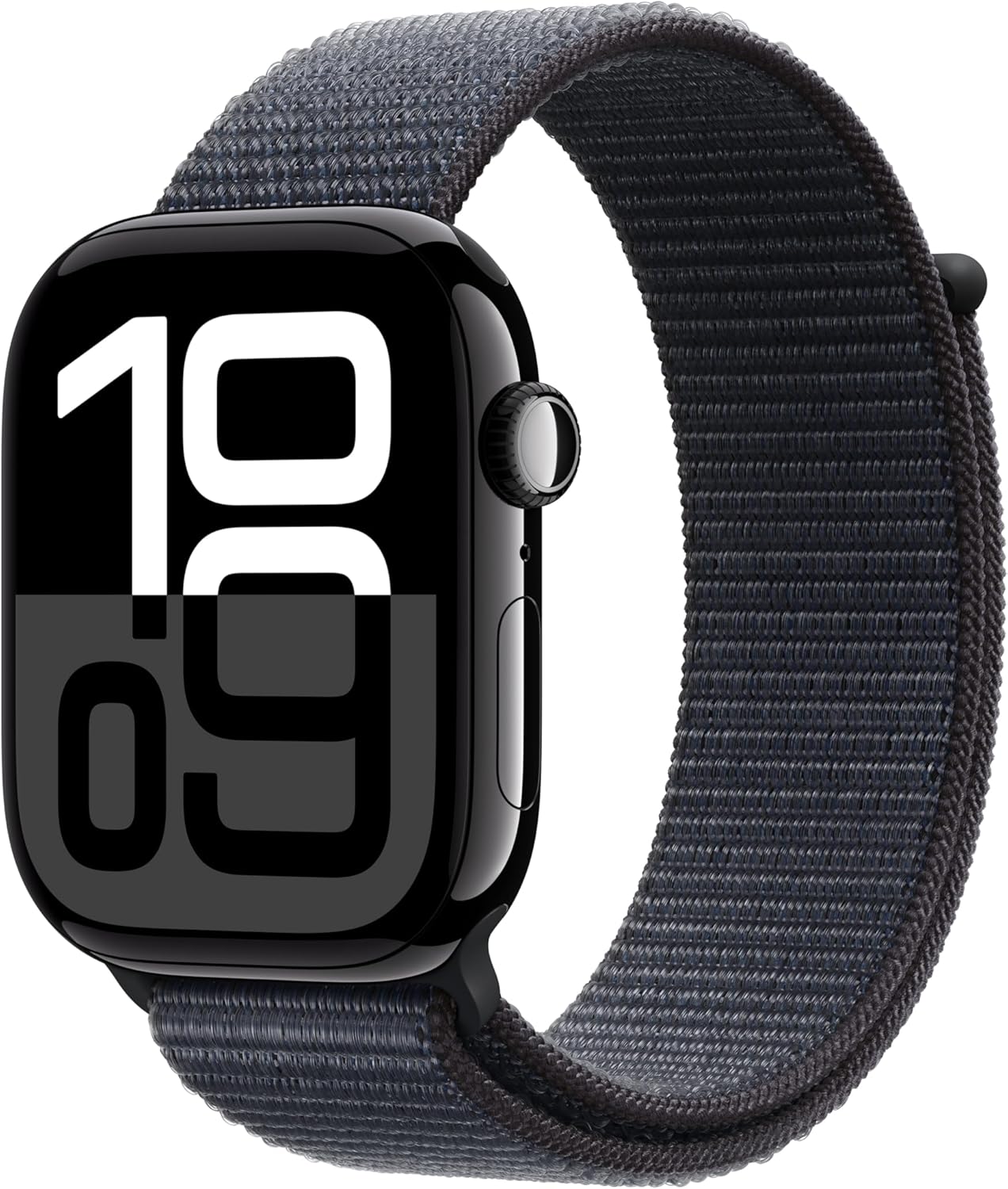 Apple Watch Series 10 GPS + Cellular 42 mm Smartwatch with Jet Black Aluminium Case