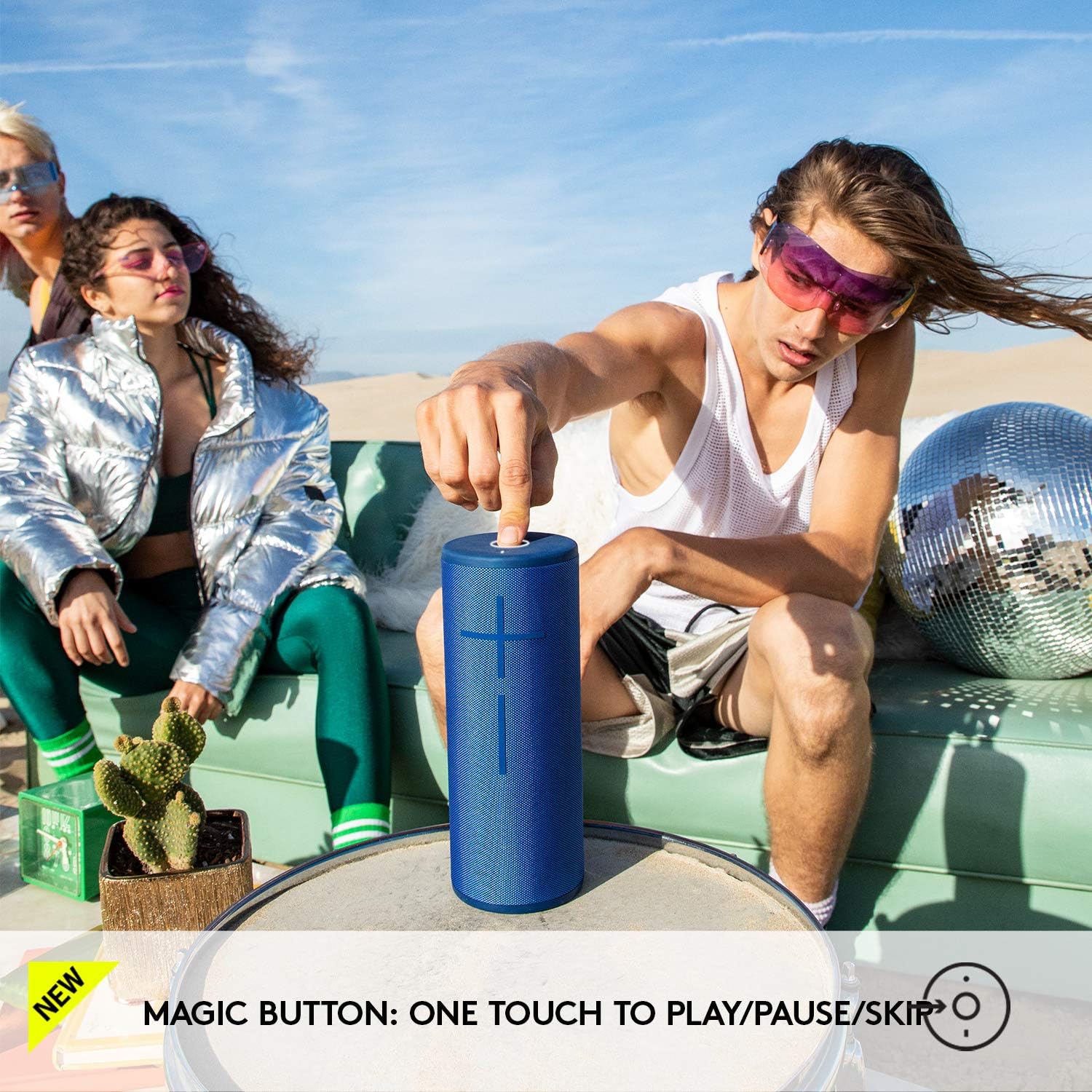 Ultimate Ears, Boom 3 Wireless Bluetooth Speaker, Bold Sound + Deep Bass, Bluetooth