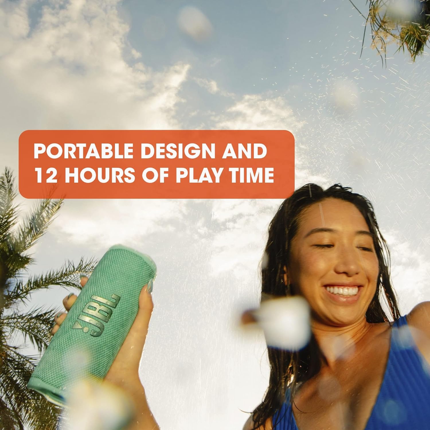 JBL Flip 6 Portable IP67 Waterproof Speaker with Bold JBL Original Pro Soun