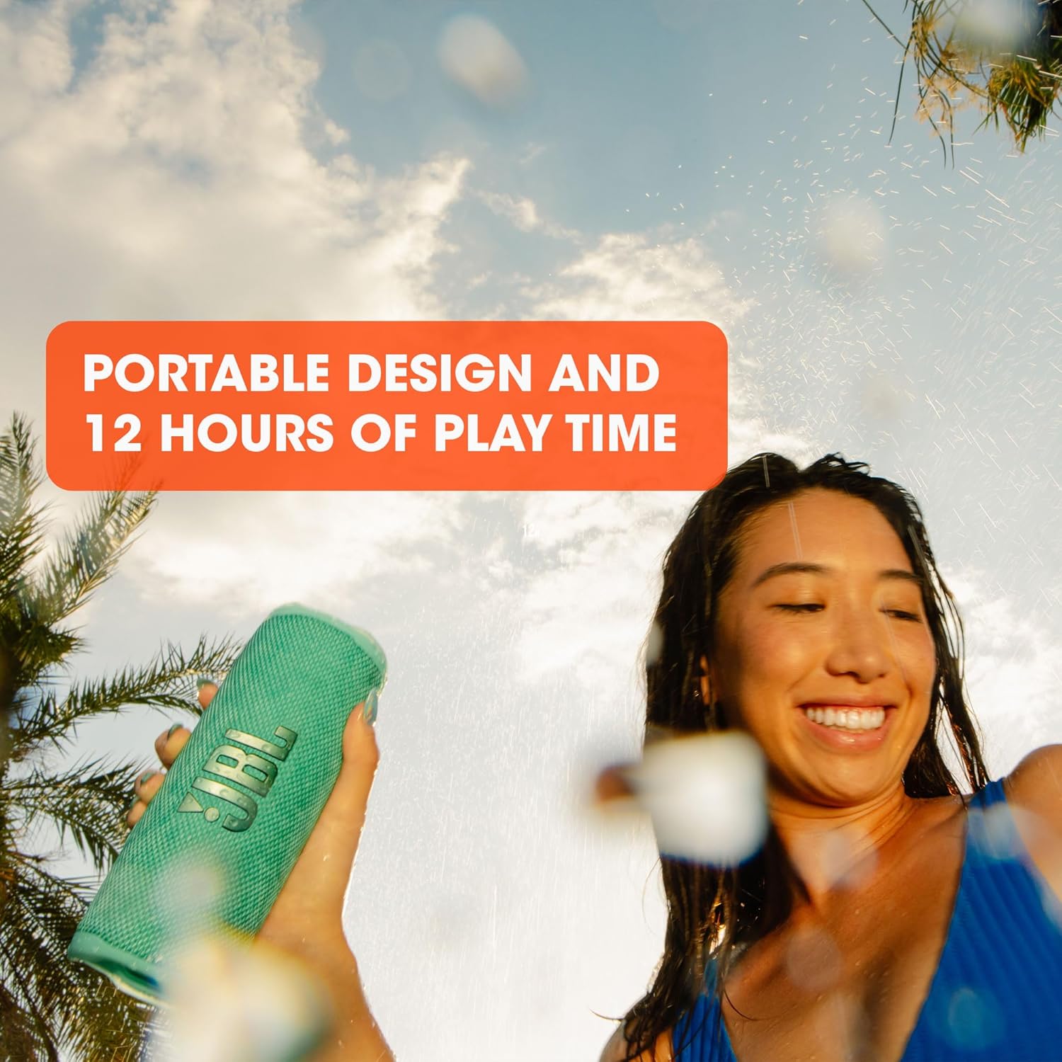 JBL Flip 6 Portable IP67 Waterproof Speaker with Bold JBL Original Pro Soun