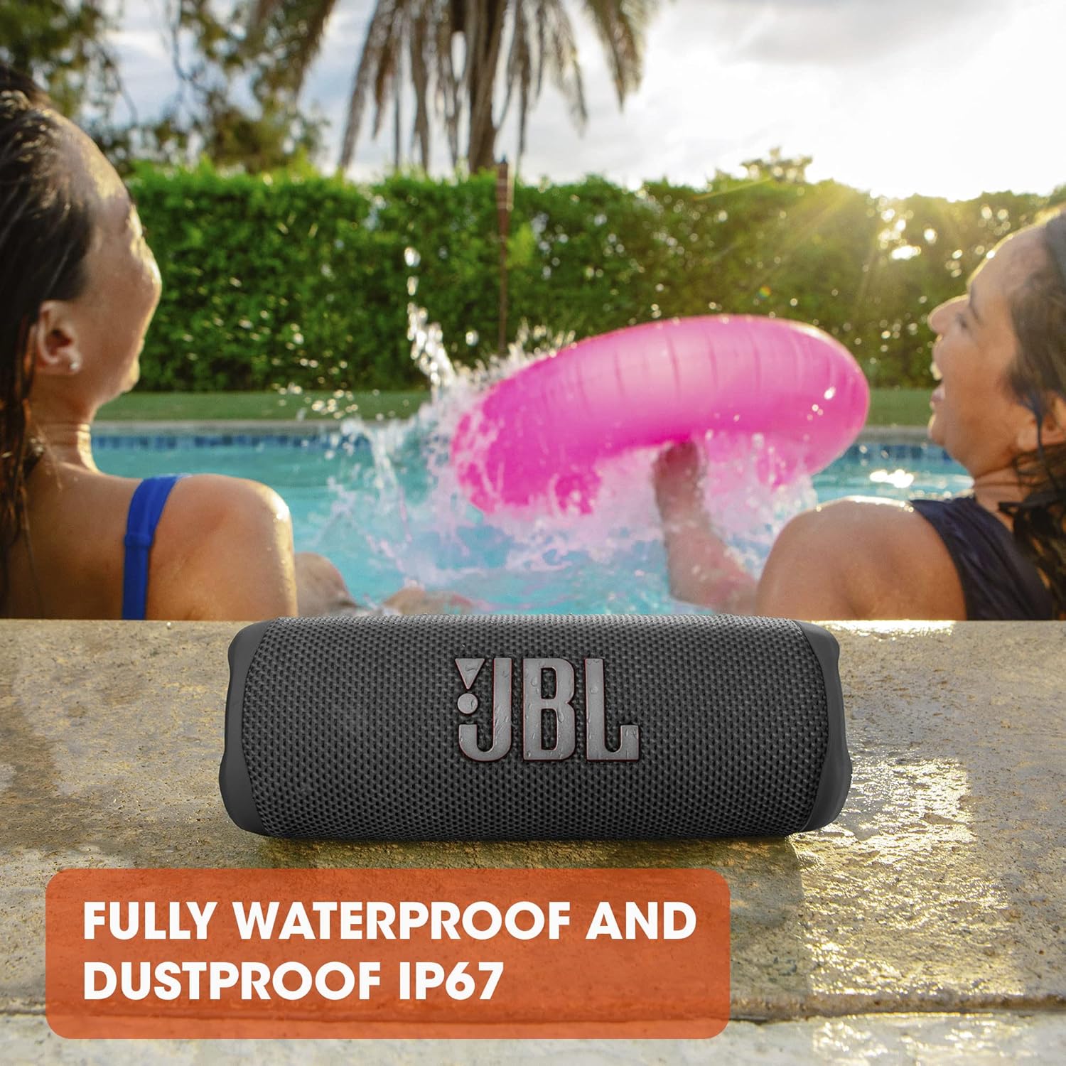 JBL Flip 6 Portable IP67 Waterproof Speaker with Bold JBL Original Pro Soun