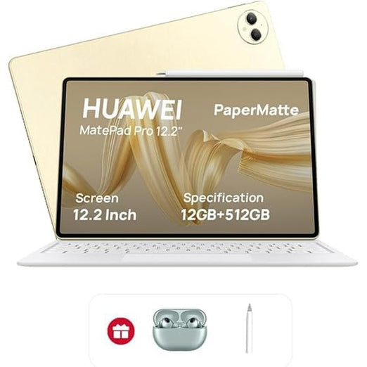 HUAWEI MatePad 12 X - 12" Papermatte Tablet, 2.8K FullView Display, Large battery, Super Charge, Wifi, 12GB+256GB, HUAWEI Glide Keyboard, Professional GoPaint APP, White