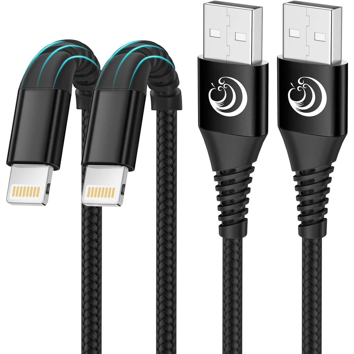Aioneus Lightning Cable 1m 2pack, iPhone Charging Cable MFi Certified USB A to Lightning Cable iPhone Charger Cable Fast Charging Compatible with iPhone 14 13 12 11 Pro Max Mini XS XR X 8 7 Plus 6s