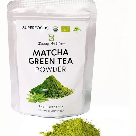 BEAUTY AMBITION MATCHA Premium Japanese Green Tea | 100% NATURAL 100g
