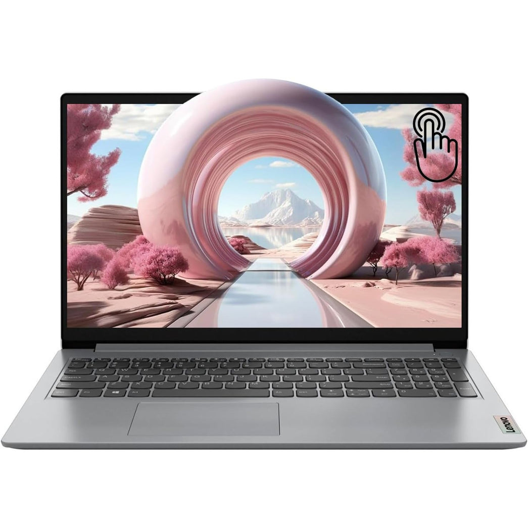Lenovo 2024 IdeaPad 1 Gen 7 Laptop, 15.6" FHD Touchscreen, Intel Core i3-1215U, 16GB RAM, 512GB SSD, SD Card Reader, HDMI, Webcam, Wi-Fi 6, Windows 11 Home, Grey