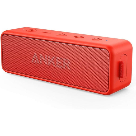 Anker Soundcore 2 Portable Bluetooth Speaker With Better Bass, 24-Hour Playtime