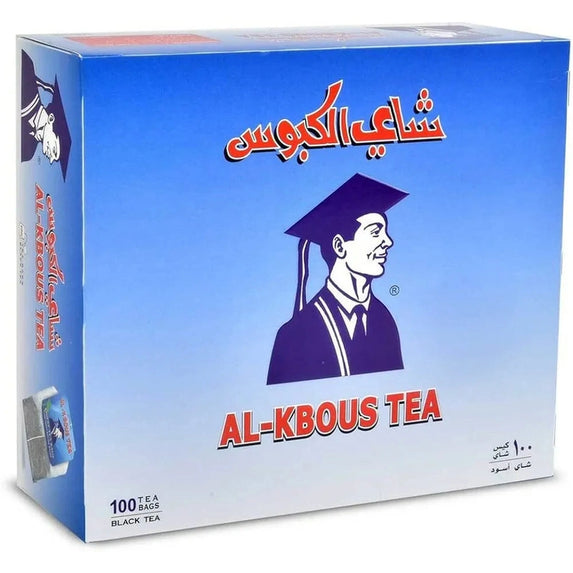 Al Kbous Black Tea Bags, Pack of 100 Bags