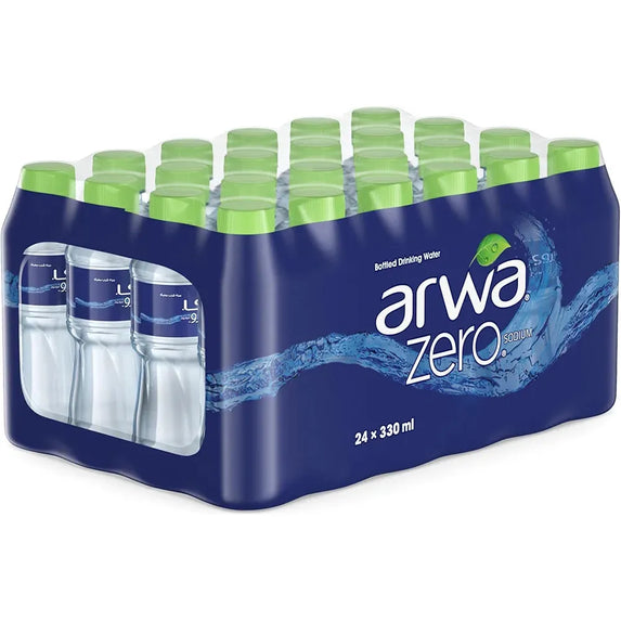 Arwa Zero water 330ml PET - pack of 24