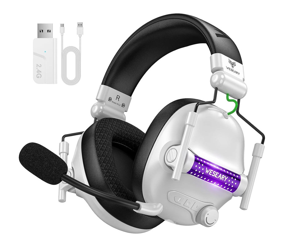 WESEARY Over Ear Gaming Headphones, WG2, PS5/PS4/PC
