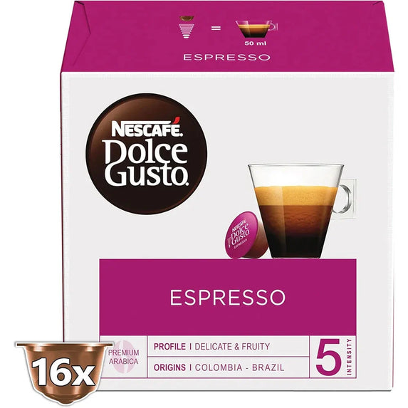 NESCAFÉ DOLCE GUSTO Espresso Coffee, 16 Capsules